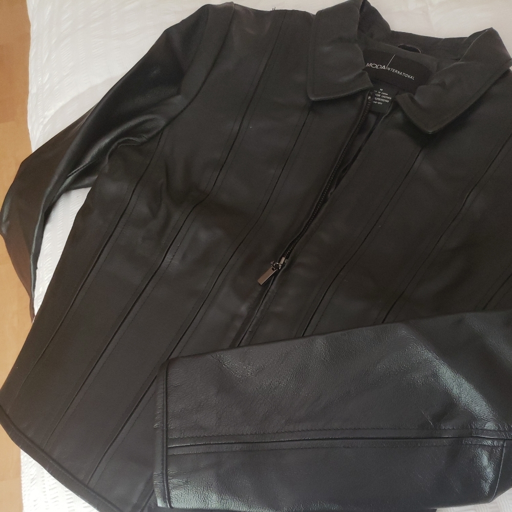 Leather jacket